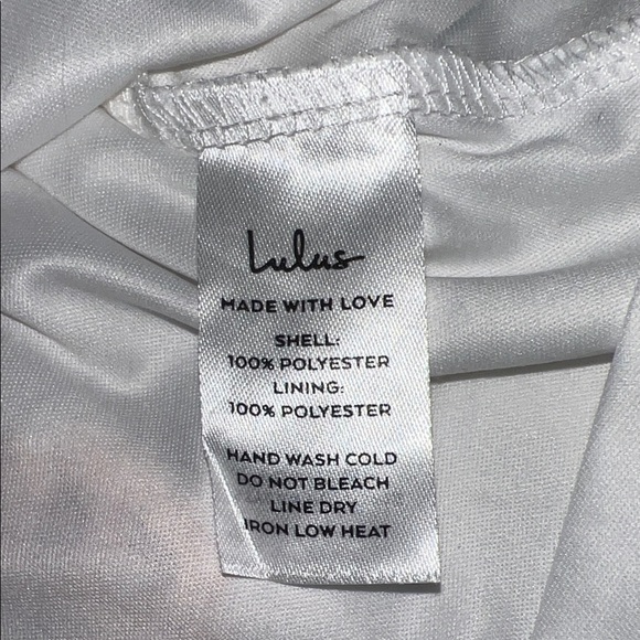 Lulu's White and Orange Floral Off-Shoulder Dress - Picture 5 of 6